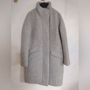 J. Crew Cocoon Coat in Stadium Cloth Wool